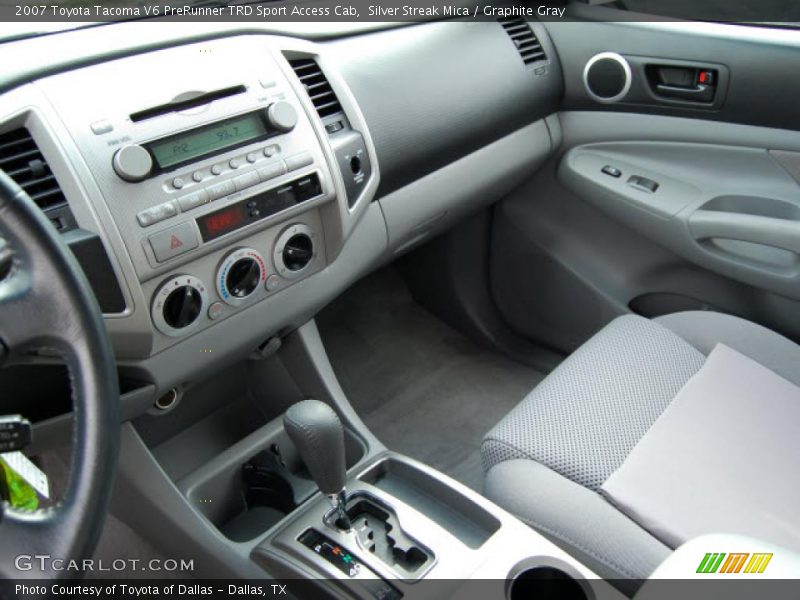 Silver Streak Mica / Graphite Gray 2007 Toyota Tacoma V6 PreRunner TRD Sport Access Cab