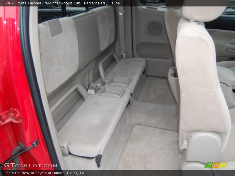 Radiant Red / Taupe 2007 Toyota Tacoma PreRunner Access Cab