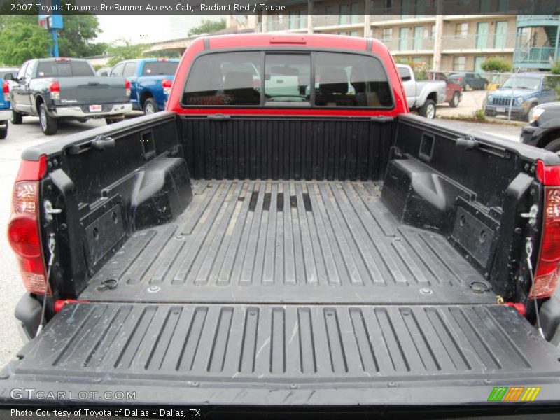 Radiant Red / Taupe 2007 Toyota Tacoma PreRunner Access Cab
