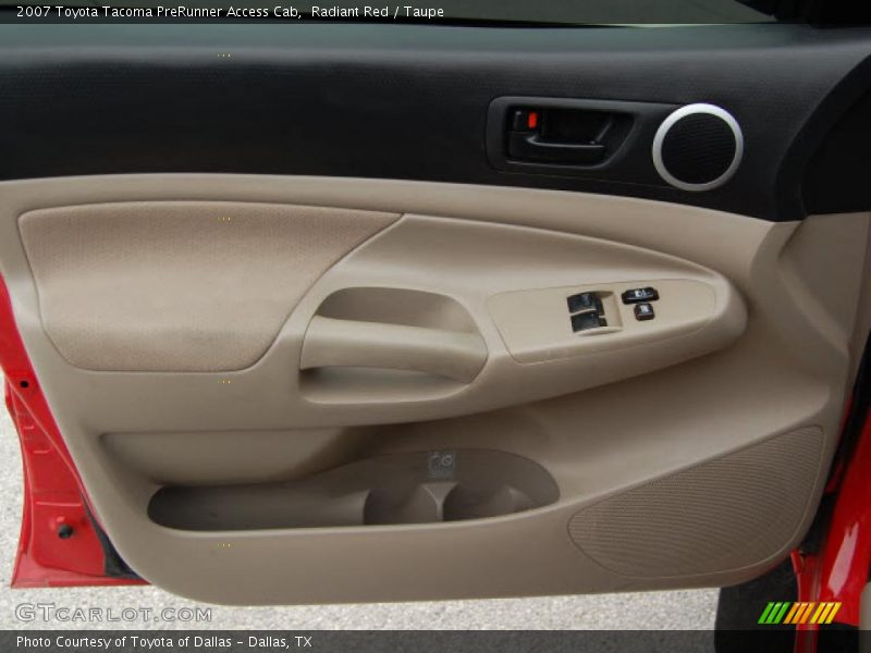 Radiant Red / Taupe 2007 Toyota Tacoma PreRunner Access Cab