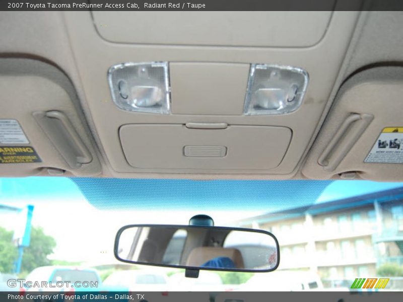 Radiant Red / Taupe 2007 Toyota Tacoma PreRunner Access Cab