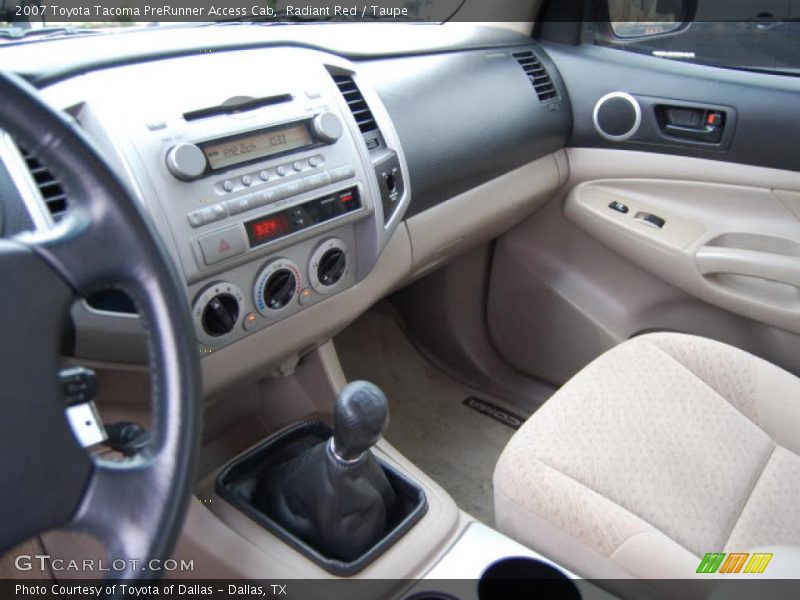 Radiant Red / Taupe 2007 Toyota Tacoma PreRunner Access Cab