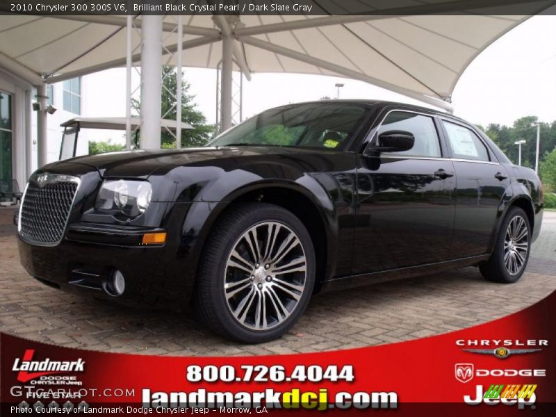 Brilliant Black Crystal Pearl / Dark Slate Gray 2010 Chrysler 300 300S V6