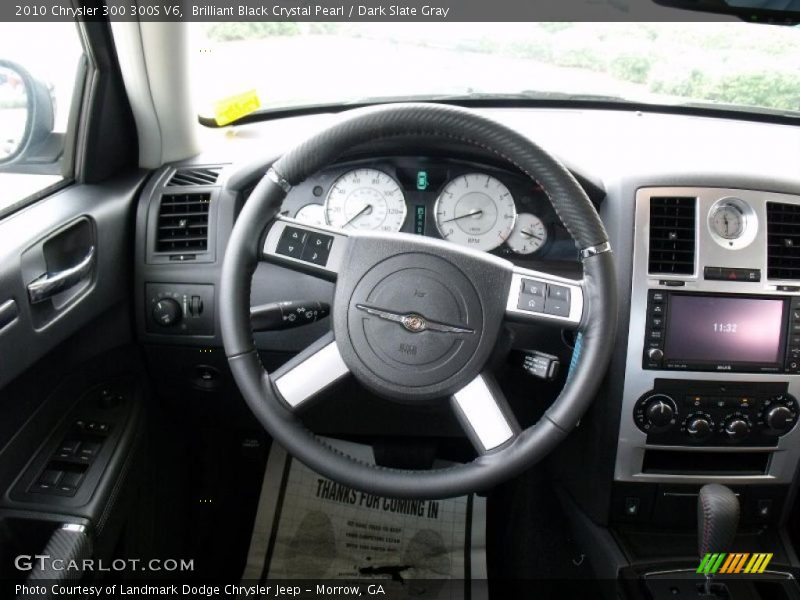 Brilliant Black Crystal Pearl / Dark Slate Gray 2010 Chrysler 300 300S V6