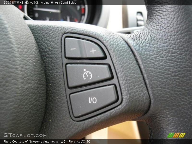 Alpine White / Sand Beige 2009 BMW X3 xDrive30i