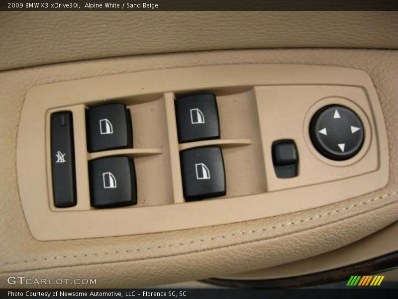 Alpine White / Sand Beige 2009 BMW X3 xDrive30i