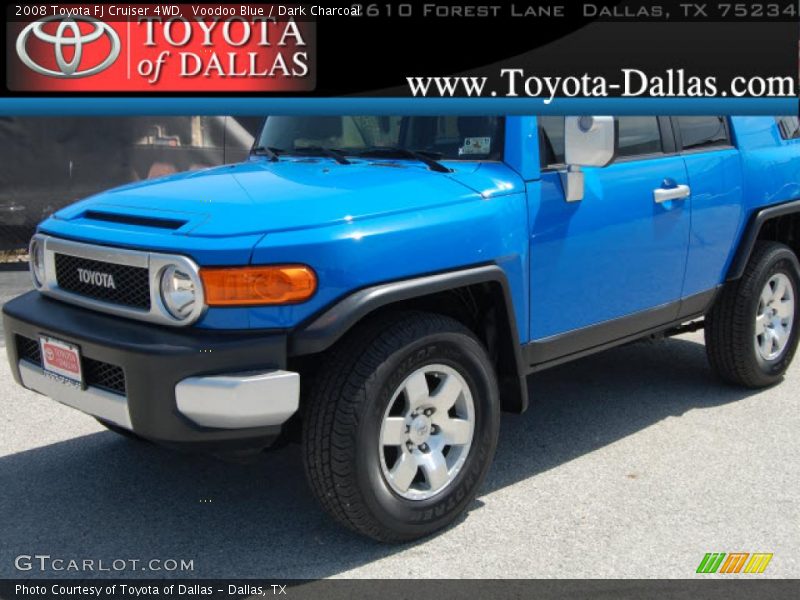 Voodoo Blue / Dark Charcoal 2008 Toyota FJ Cruiser 4WD