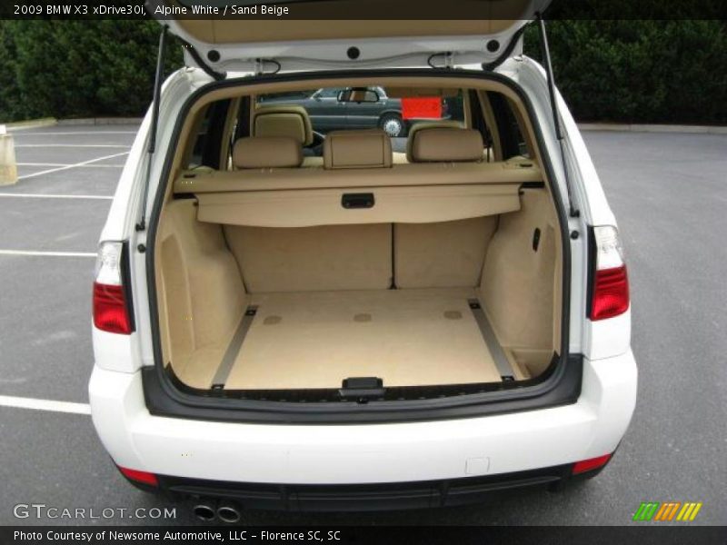 Alpine White / Sand Beige 2009 BMW X3 xDrive30i