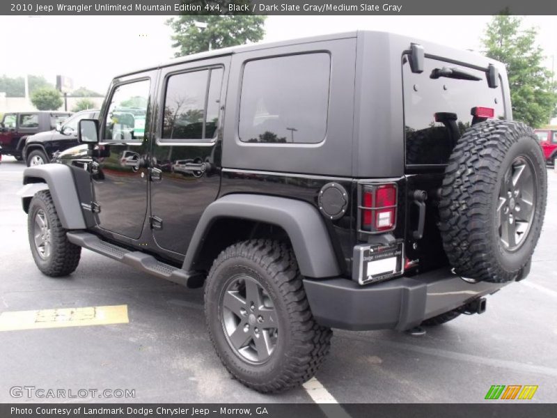 Black / Dark Slate Gray/Medium Slate Gray 2010 Jeep Wrangler Unlimited Mountain Edition 4x4