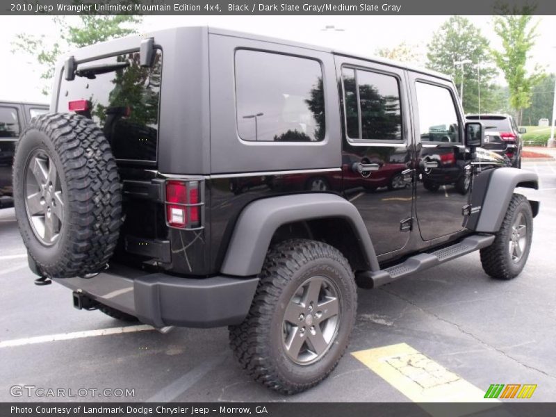 Black / Dark Slate Gray/Medium Slate Gray 2010 Jeep Wrangler Unlimited Mountain Edition 4x4
