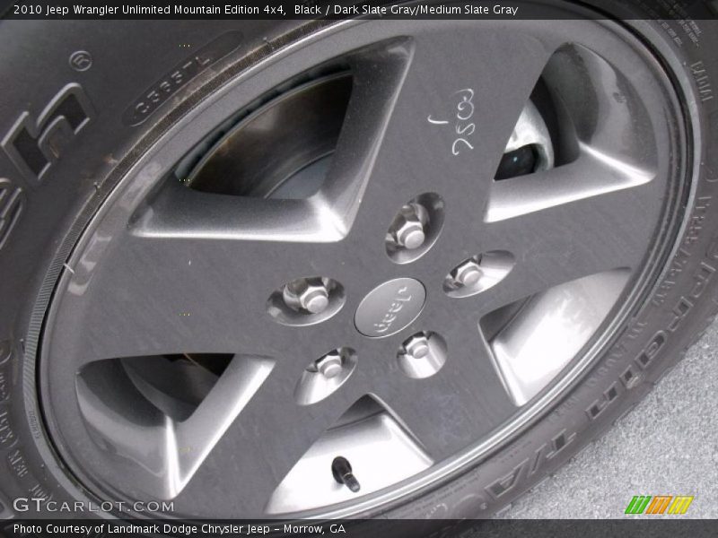 Black / Dark Slate Gray/Medium Slate Gray 2010 Jeep Wrangler Unlimited Mountain Edition 4x4