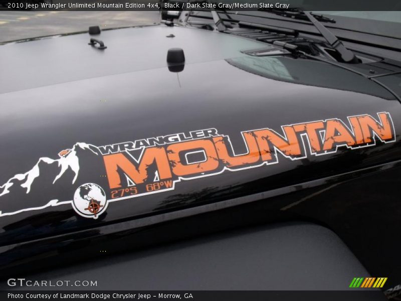Black / Dark Slate Gray/Medium Slate Gray 2010 Jeep Wrangler Unlimited Mountain Edition 4x4