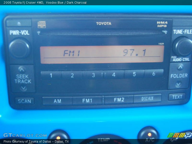 Voodoo Blue / Dark Charcoal 2008 Toyota FJ Cruiser 4WD