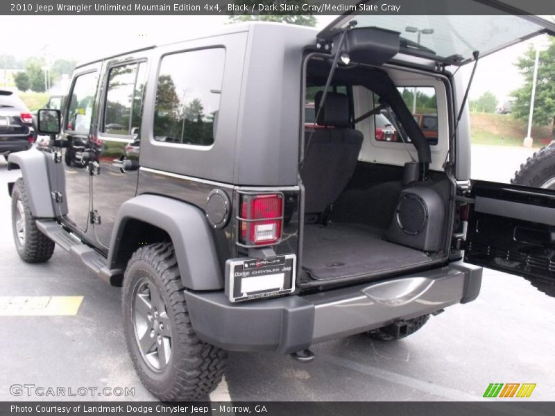 Black / Dark Slate Gray/Medium Slate Gray 2010 Jeep Wrangler Unlimited Mountain Edition 4x4