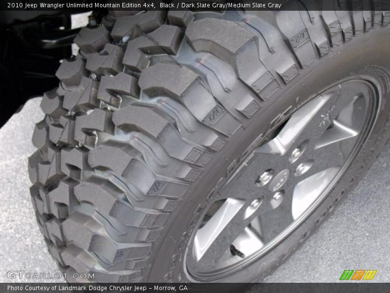 Black / Dark Slate Gray/Medium Slate Gray 2010 Jeep Wrangler Unlimited Mountain Edition 4x4