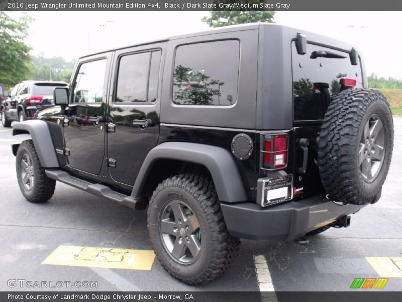 Black / Dark Slate Gray/Medium Slate Gray 2010 Jeep Wrangler Unlimited Mountain Edition 4x4