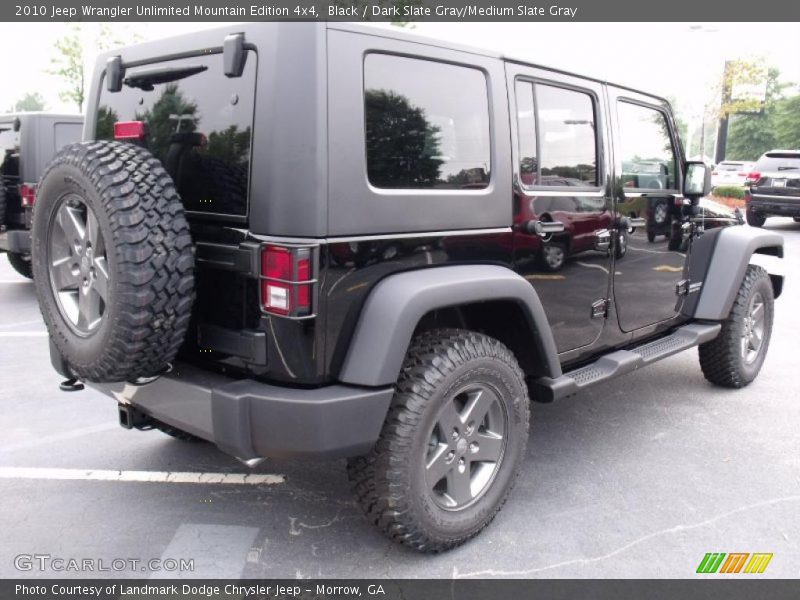 Black / Dark Slate Gray/Medium Slate Gray 2010 Jeep Wrangler Unlimited Mountain Edition 4x4