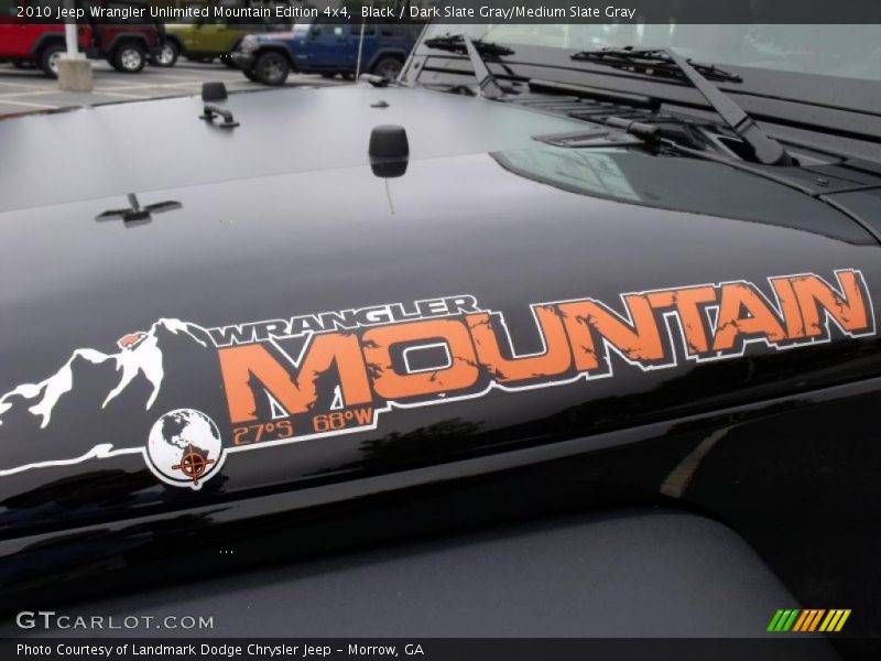 Black / Dark Slate Gray/Medium Slate Gray 2010 Jeep Wrangler Unlimited Mountain Edition 4x4