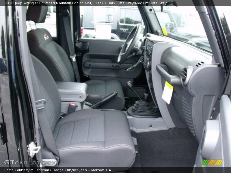 Black / Dark Slate Gray/Medium Slate Gray 2010 Jeep Wrangler Unlimited Mountain Edition 4x4