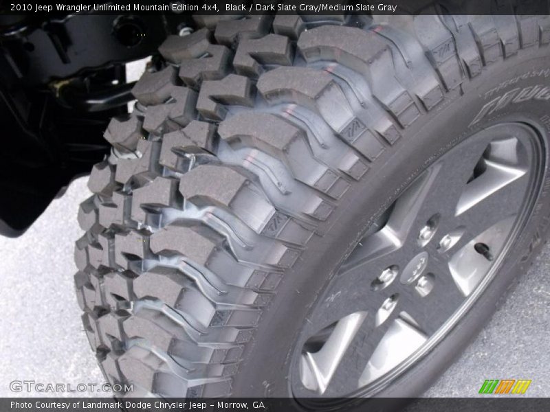 Black / Dark Slate Gray/Medium Slate Gray 2010 Jeep Wrangler Unlimited Mountain Edition 4x4