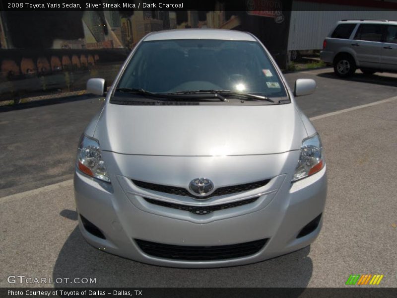 Silver Streak Mica / Dark Charcoal 2008 Toyota Yaris Sedan