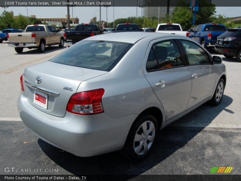 Silver Streak Mica / Dark Charcoal 2008 Toyota Yaris Sedan