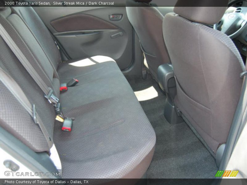 Silver Streak Mica / Dark Charcoal 2008 Toyota Yaris Sedan