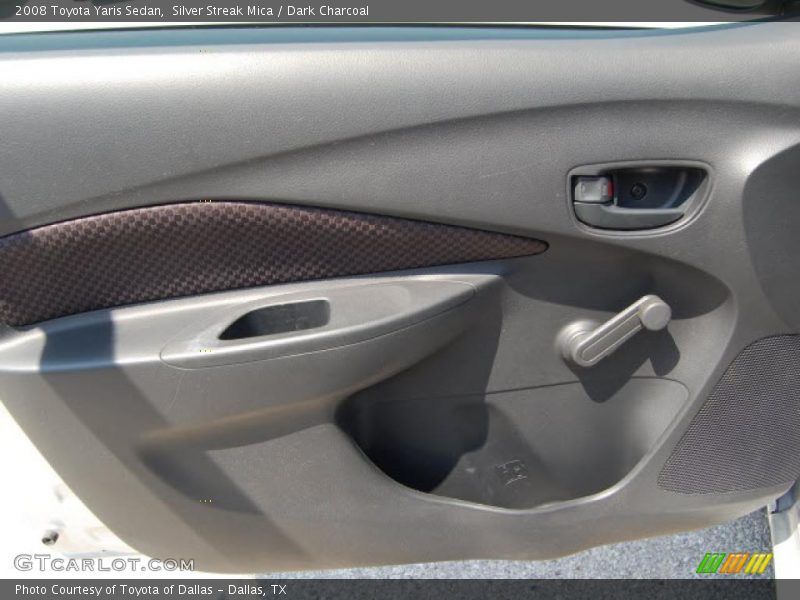 Silver Streak Mica / Dark Charcoal 2008 Toyota Yaris Sedan