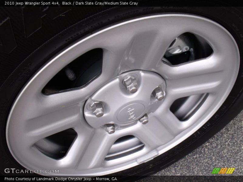 Black / Dark Slate Gray/Medium Slate Gray 2010 Jeep Wrangler Sport 4x4
