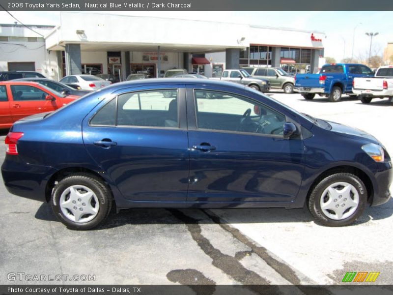 Nautical Blue Metallic / Dark Charcoal 2008 Toyota Yaris Sedan