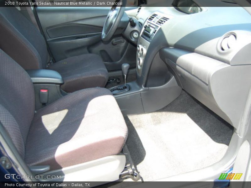 Nautical Blue Metallic / Dark Charcoal 2008 Toyota Yaris Sedan