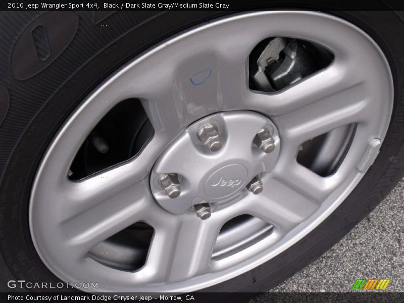 Black / Dark Slate Gray/Medium Slate Gray 2010 Jeep Wrangler Sport 4x4