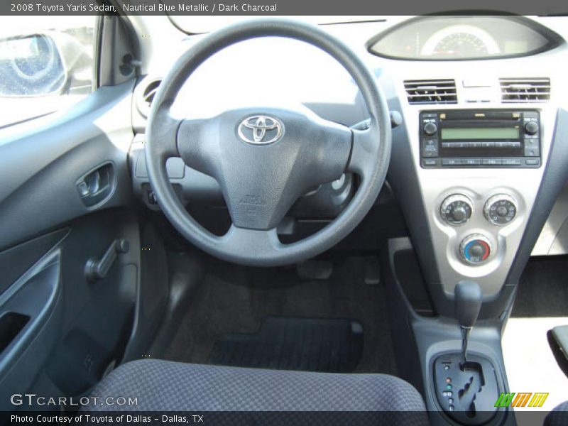 Nautical Blue Metallic / Dark Charcoal 2008 Toyota Yaris Sedan