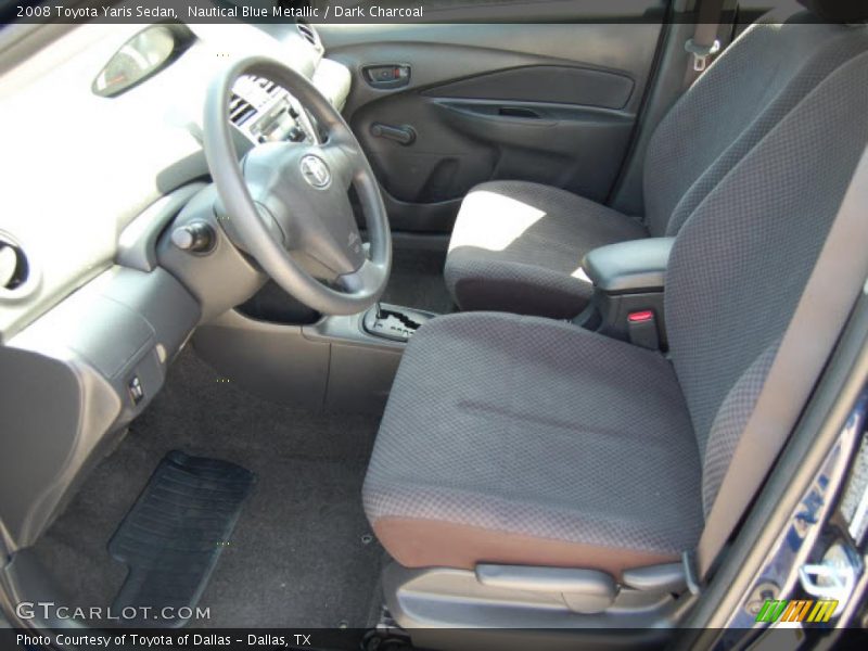 Nautical Blue Metallic / Dark Charcoal 2008 Toyota Yaris Sedan