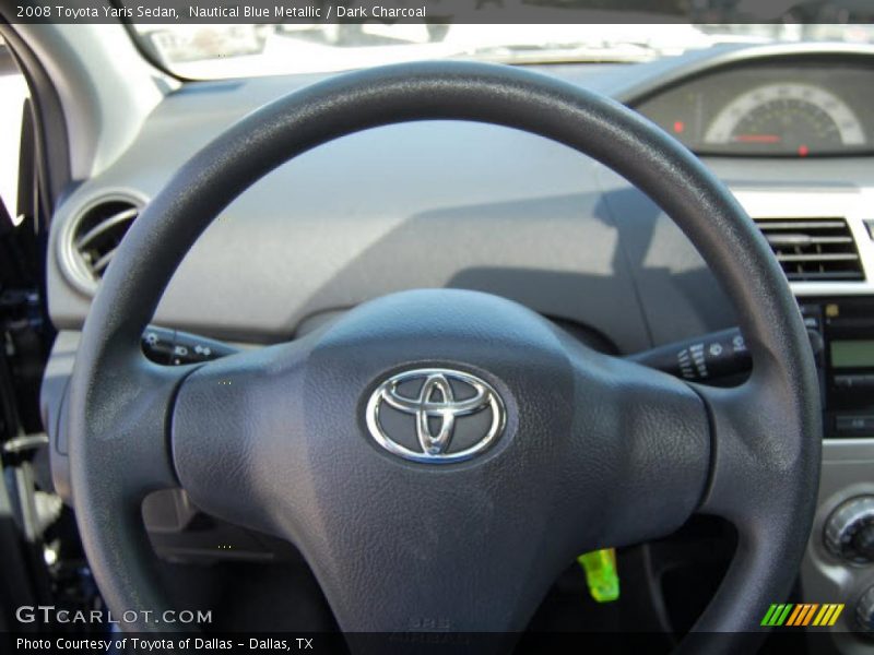 Nautical Blue Metallic / Dark Charcoal 2008 Toyota Yaris Sedan