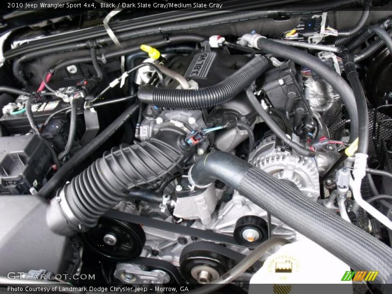 Black / Dark Slate Gray/Medium Slate Gray 2010 Jeep Wrangler Sport 4x4