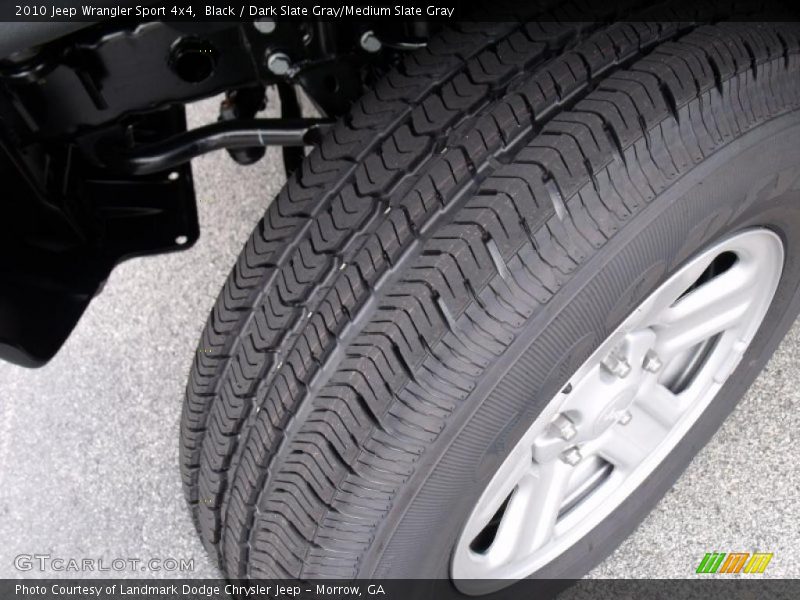 Black / Dark Slate Gray/Medium Slate Gray 2010 Jeep Wrangler Sport 4x4