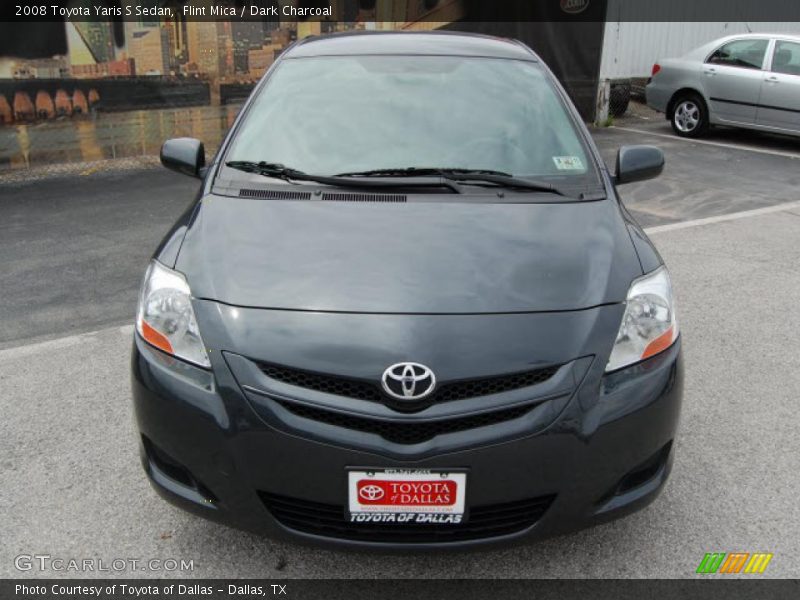 Flint Mica / Dark Charcoal 2008 Toyota Yaris S Sedan