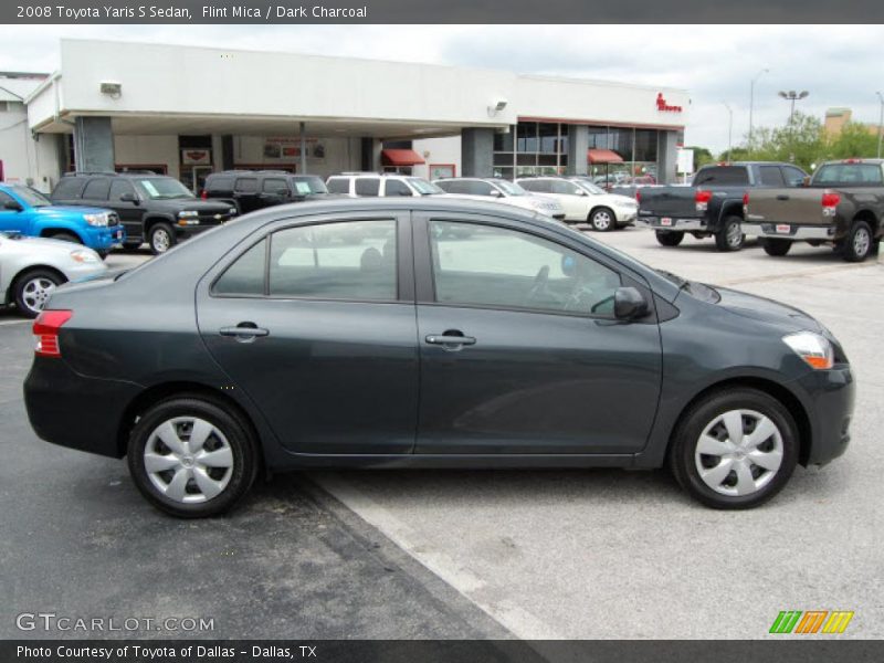 Flint Mica / Dark Charcoal 2008 Toyota Yaris S Sedan