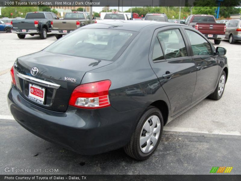 Flint Mica / Dark Charcoal 2008 Toyota Yaris S Sedan