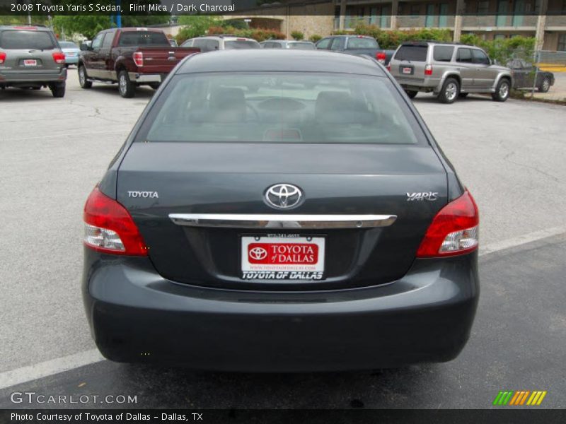 Flint Mica / Dark Charcoal 2008 Toyota Yaris S Sedan