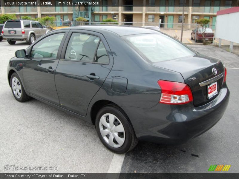 Flint Mica / Dark Charcoal 2008 Toyota Yaris S Sedan
