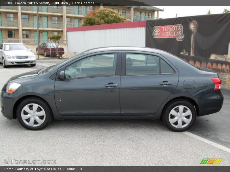 Flint Mica / Dark Charcoal 2008 Toyota Yaris S Sedan