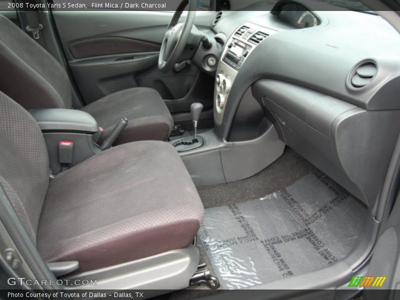 Flint Mica / Dark Charcoal 2008 Toyota Yaris S Sedan