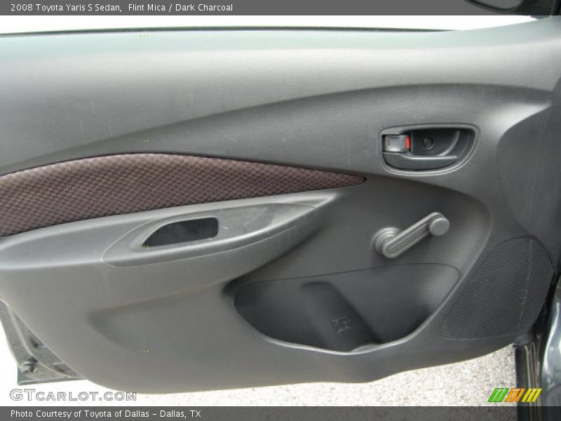 Flint Mica / Dark Charcoal 2008 Toyota Yaris S Sedan