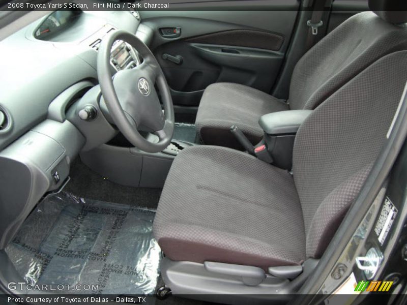 Flint Mica / Dark Charcoal 2008 Toyota Yaris S Sedan