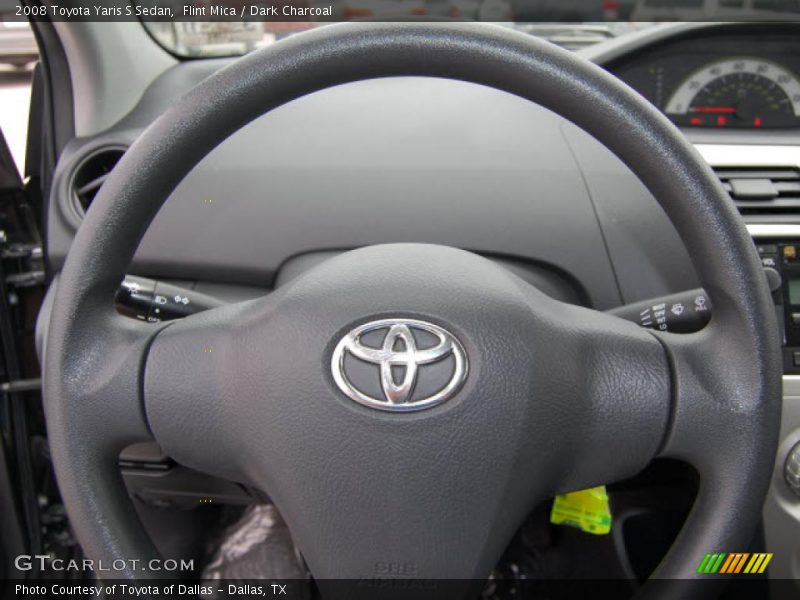 Flint Mica / Dark Charcoal 2008 Toyota Yaris S Sedan