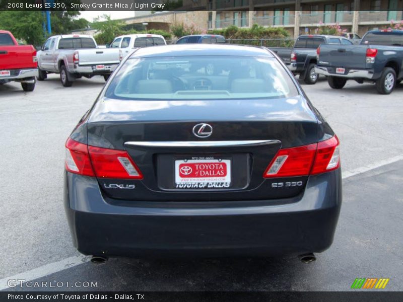 Smoky Granite Mica / Light Gray 2008 Lexus ES 350
