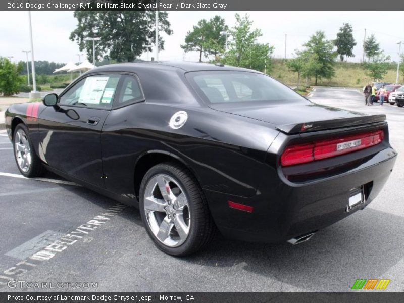 Brilliant Black Crystal Pearl / Dark Slate Gray 2010 Dodge Challenger R/T
