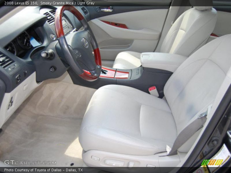 Smoky Granite Mica / Light Gray 2008 Lexus ES 350